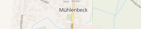 Karte Hauptstraße Mühlenbeck