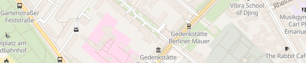 Karte Hotel Grenzfall Berlin