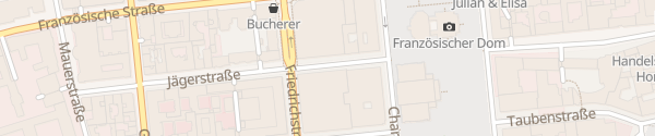 Karte Jägerstraße Berlin