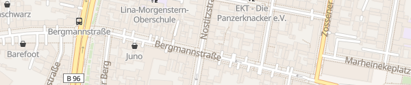 Karte Nostitzstraße 36 Berlin