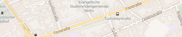 Karte Borsigstraße Berlin