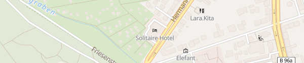 Karte Hotel Solitaire Berlin