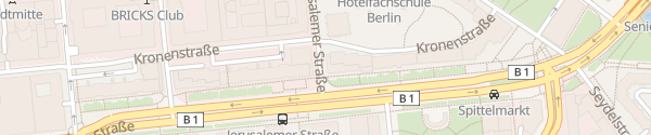 Karte Jerusalemer Straße Berlin