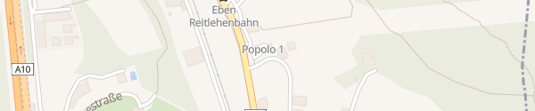 Karte Parkplatz Monte Popolo Eben im Pongau