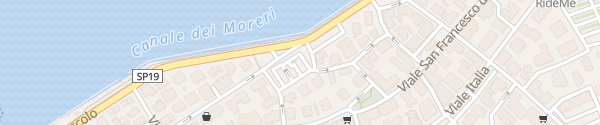 Karte Viale Argine Moreri Grado
