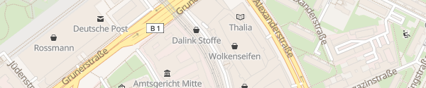 Karte Dircksenstraße Berlin