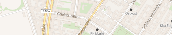 Karte Gneiststraße Berlin