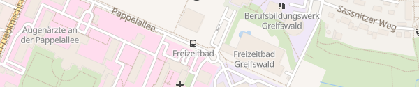 Karte Freizeitbad Greifswald