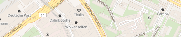 Karte Parkhaus ALEXA Berlin