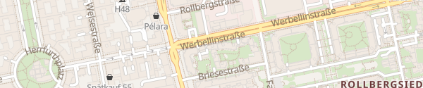 Karte Werbellinstraße 79 Berlin
