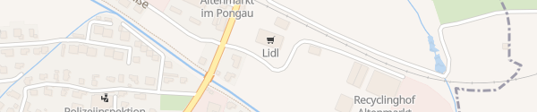 Karte Lidl Altenmarkt im Pongau