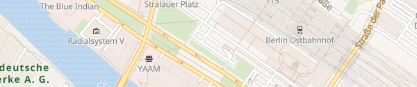 Karte Parkplatz Ostbahnhof Berlin