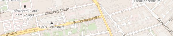 Karte Werbellinstraße 8 Berlin