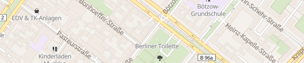 Karte Bötzowstraße Berlin
