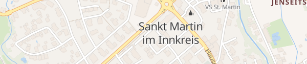 Karte Ortszentrum Sankt Martin im Innkreis