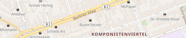 Karte Herbert-Baum-Straße Berlin