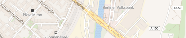 Karte Sonnenallee Berlin