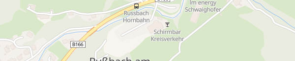 Karte Hornbahn Talstation Russbach