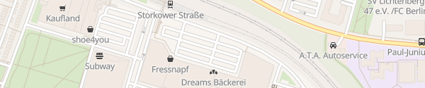 Karte Parkplatz toom Baumarkt Berlin