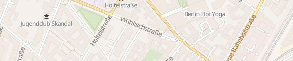 Karte Wühlischstraße Berlin
