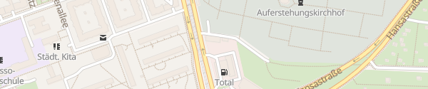 Karte Total Tankstelle Indira-Gandhi-Straße Berlin
