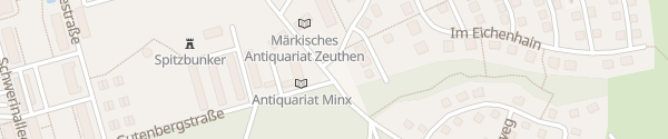 Karte Zehrensdorfer Straße Waldstadt Wünsdorf Zossen