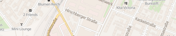 Karte Hirschberger Straße Berlin