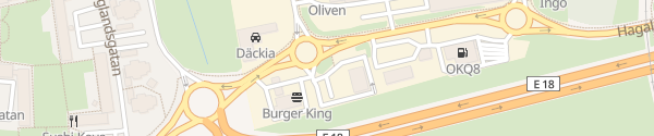 Karte McDonald's Hagalundsvägen Karlstad