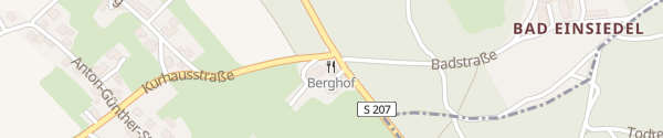 Karte Hotel Berghof Seiffen