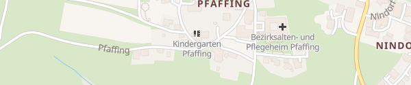 Karte Gemeindeamt Pfaffing
