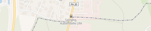 Karte E-Bike Ladesäule Außenstelle Landratsamt Salzweg