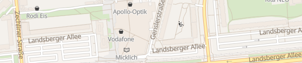 Karte Parkhaus Allee Center Berlin
