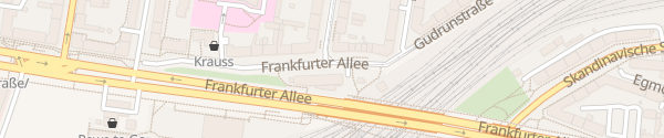 Karte Frankfurter Allee Ost Berlin