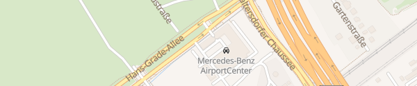 Karte Mercedes Benz Airport Center Schönefeld