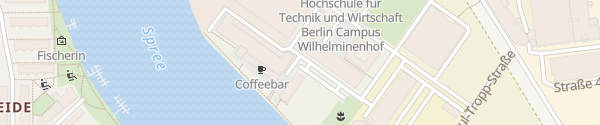 Karte HTW Campus Wilhelminenhof Berlin