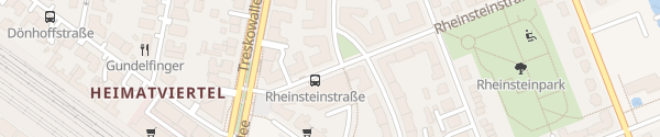 Karte Rheinsteinstraße Berlin