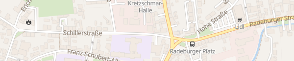 Karte SachsenEnergie Regionalverwaltung Großenhain