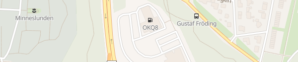 Karte OKQ8 Höjdgatan Karlstad