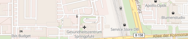 Karte Gesundheitszentrum Springpfuhl Berlin