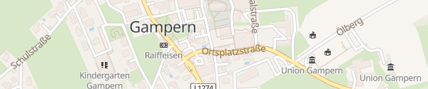 Karte Ortsplatz Gampern