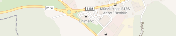 Karte Unimarkt Münzkirchen