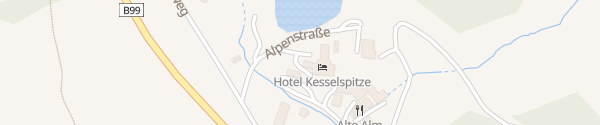Karte Hotel Kesselspitze Obertauern