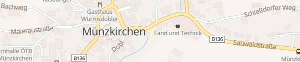 Karte Autohaus Lichtenauer Münzkirchen