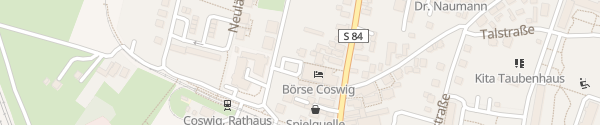 Karte Parkplatz Börse Coswig