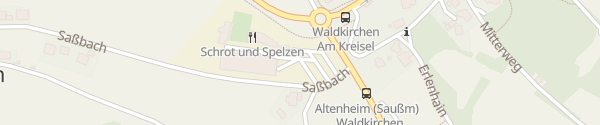 Karte Alte Hausbrennerei Penninger Waldkirchen
