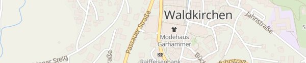 Karte Parkhaus Modehaus Garhammer Waldkirchen