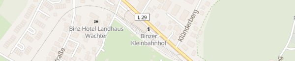 Karte Besucherzentrum Kleinbahnhof Ostseebad Binz