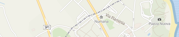 Karte Via Avellaneda Numana