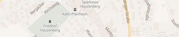 Karte Rathaus Hauzenberg