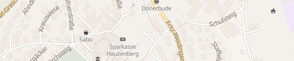 Karte Parkhaus Posthalterweg unteres Parkdeck Hauzenberg